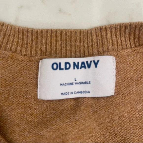 Old Navy Women's Tan Cardigan Sweater - Picture 6 of 12